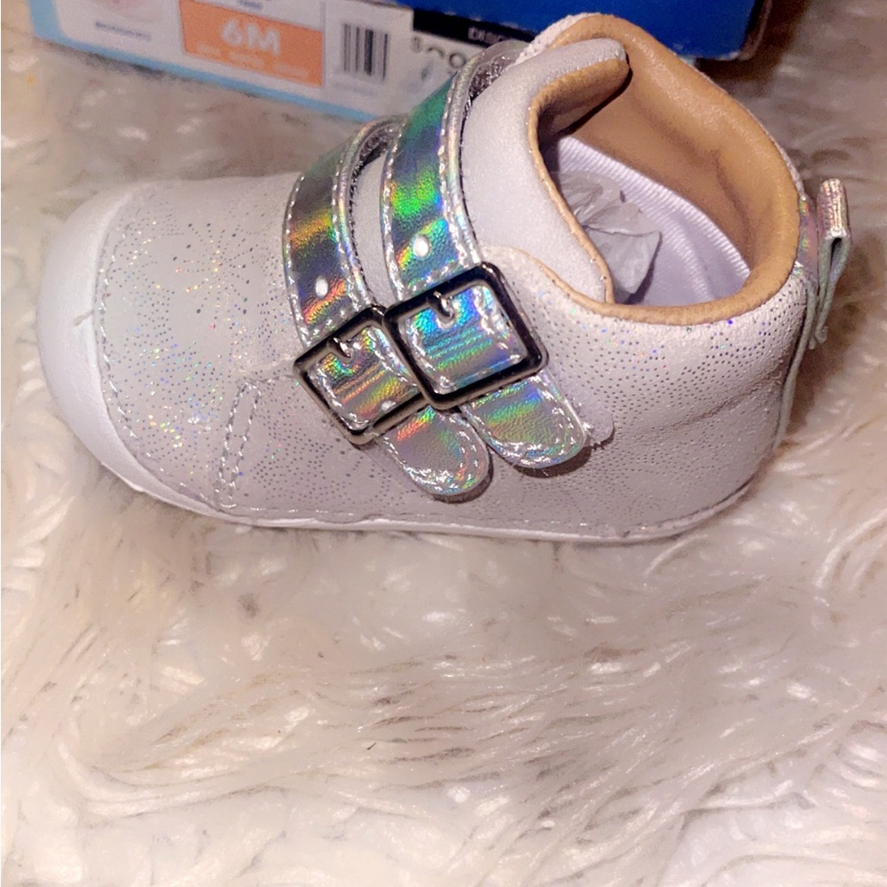 Stride Rite Infant Girls SM Vera Boot Velcro Straps - Violet Shadow -3 Months